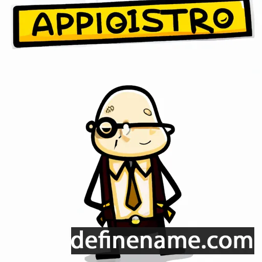 cartoon of the name Aristippo