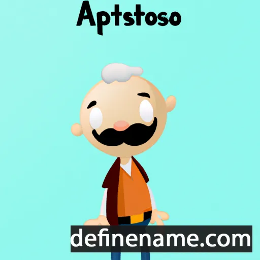 cartoon of the name Aristippos