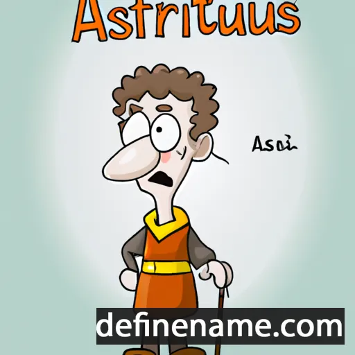 cartoon of the name Aristippus