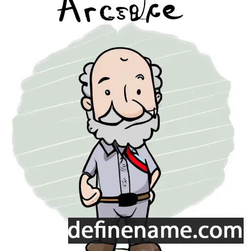 cartoon of the name Aristocle