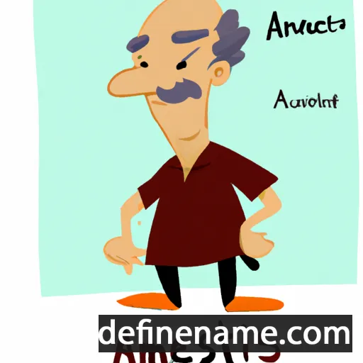 cartoon of the name Aristomenes