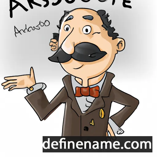 cartoon of the name Aristote