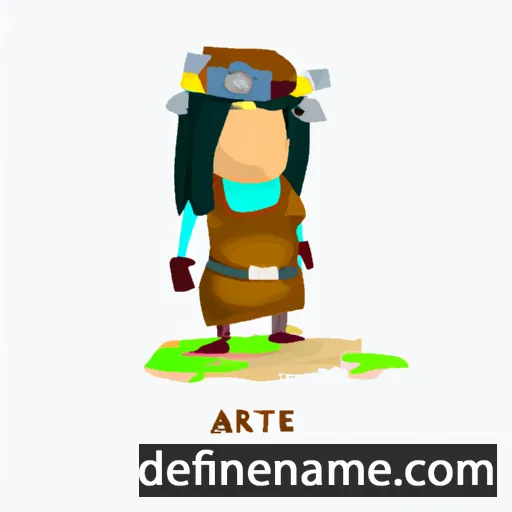 cartoon of the name Arithe