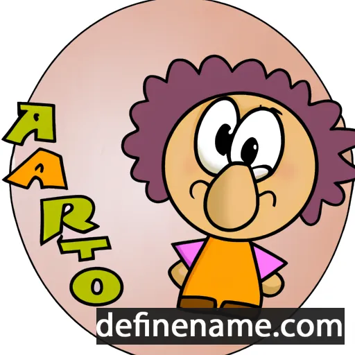 cartoon of the name Arito