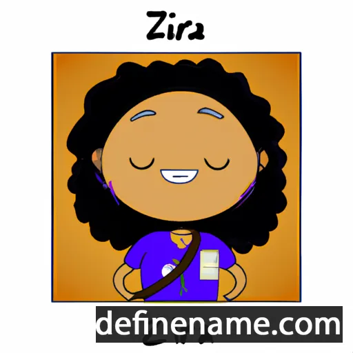 cartoon of the name Ariza