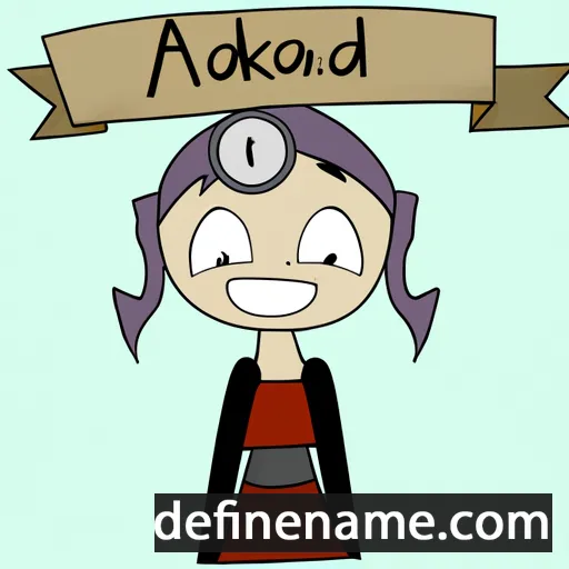 cartoon of the name Arkadia