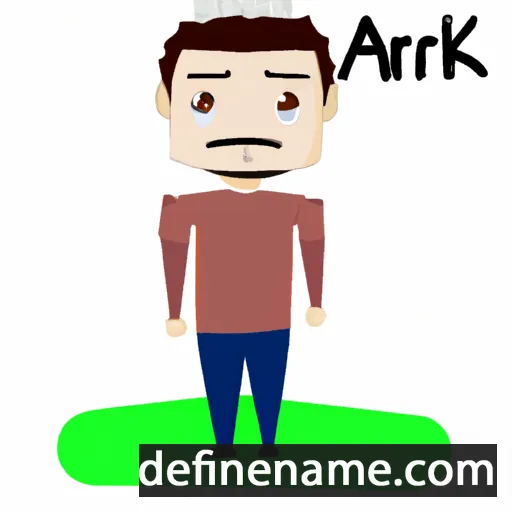 cartoon of the name Arki