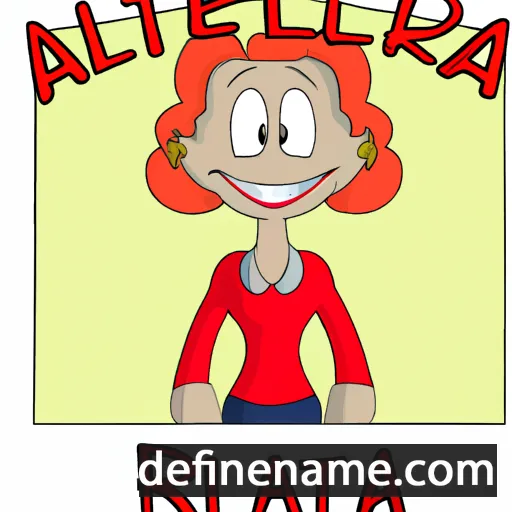 cartoon of the name Arletta