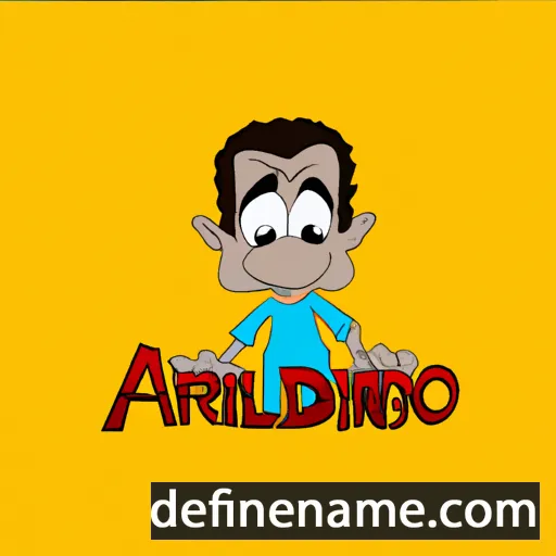 cartoon of the name Arlindinho