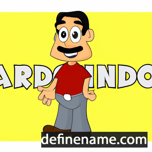 cartoon of the name Arlindo