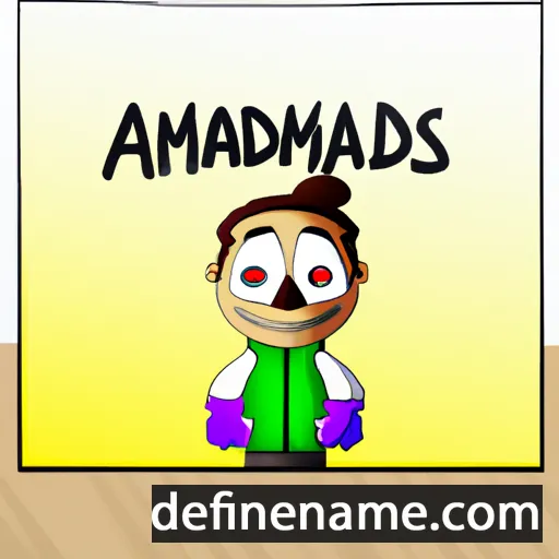 cartoon of the name Armandas