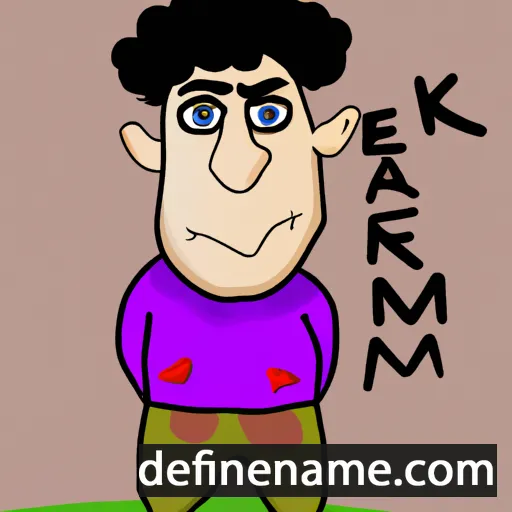 cartoon of the name Armenak