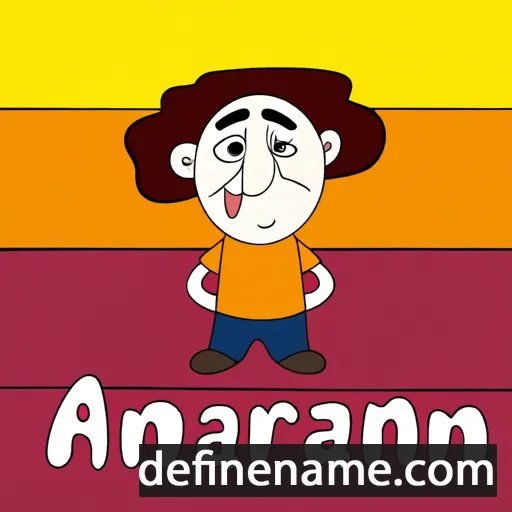 cartoon of the name Armenia