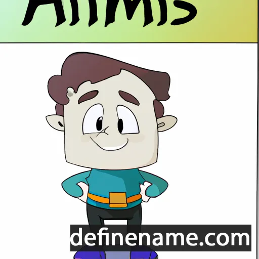 cartoon of the name Arminas