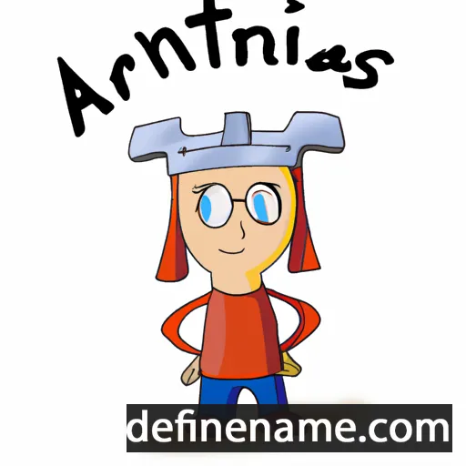 cartoon of the name Armintas