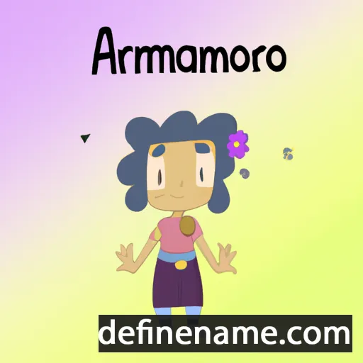 cartoon of the name Armonía