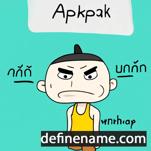 cartoon of the name Arnapkapfaaluk