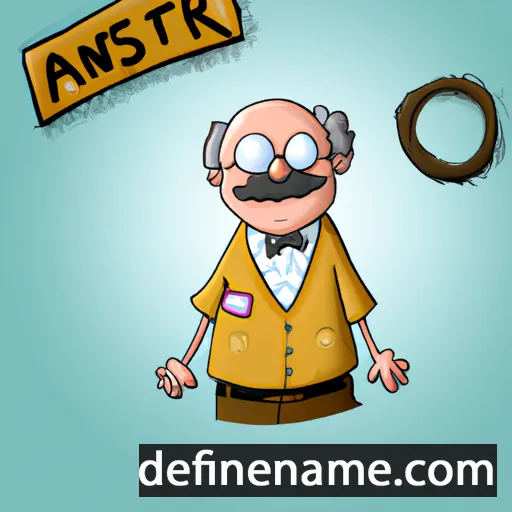 cartoon of the name Arnest