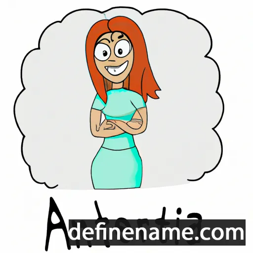 cartoon of the name Arnetta