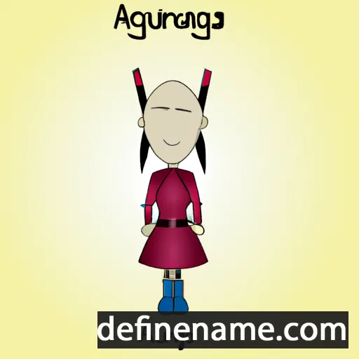 cartoon of the name Arngunna