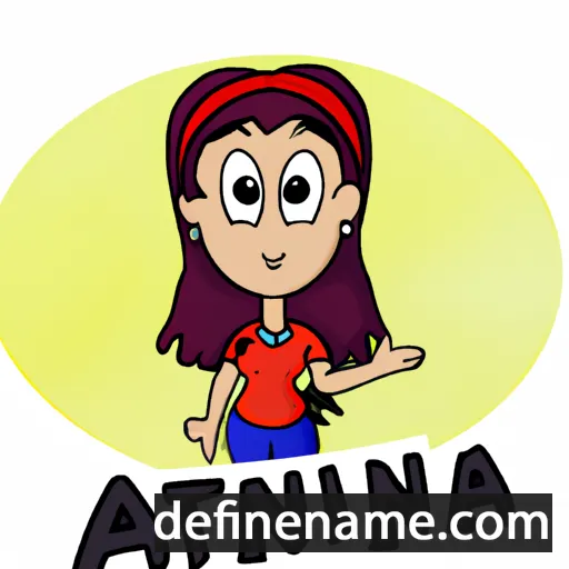 cartoon of the name Arnita