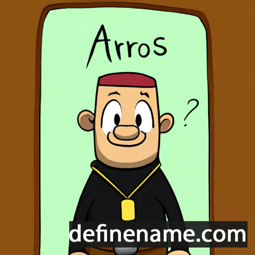 cartoon of the name Arnós