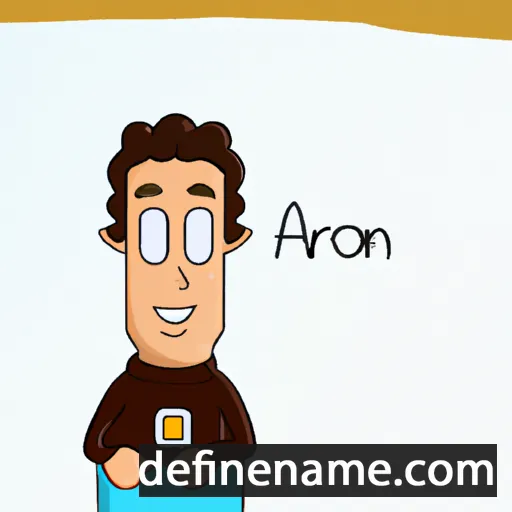 cartoon of the name Arnon