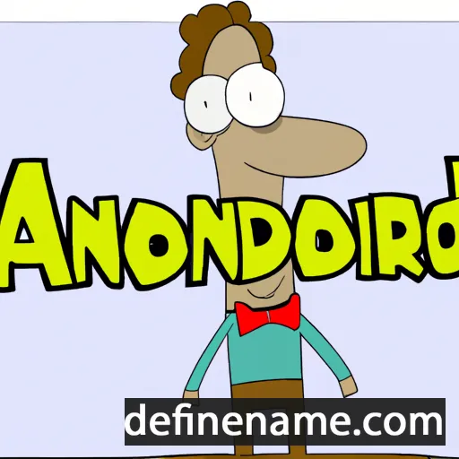 cartoon of the name Arnould