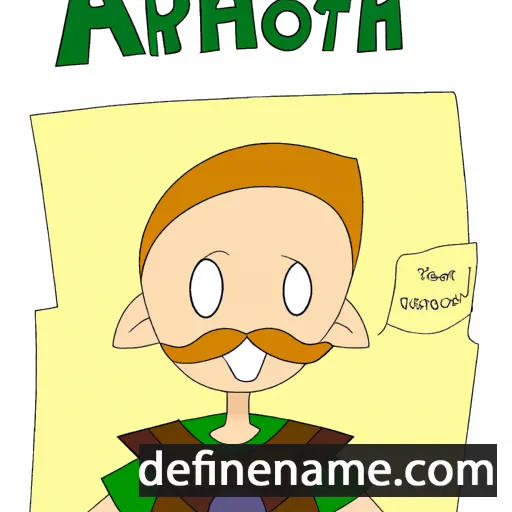 cartoon of the name Arnthor