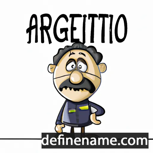 cartoon of the name Arrighetto