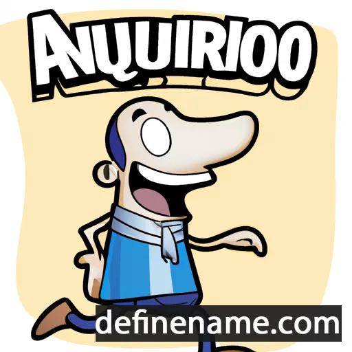 cartoon of the name Arruncio