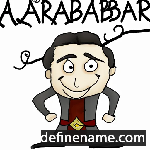 cartoon of the name Arshkabir