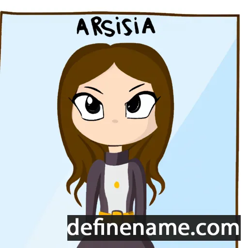 cartoon of the name Arsilia