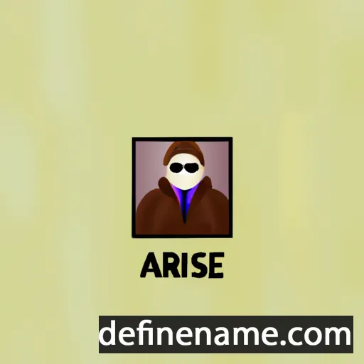 cartoon of the name Arsine