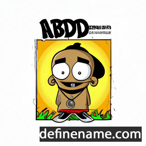 cartoon of the name Artebudz