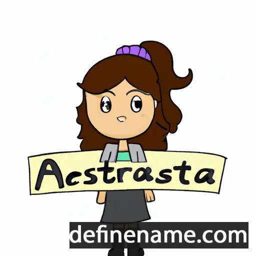 cartoon of the name Artesia