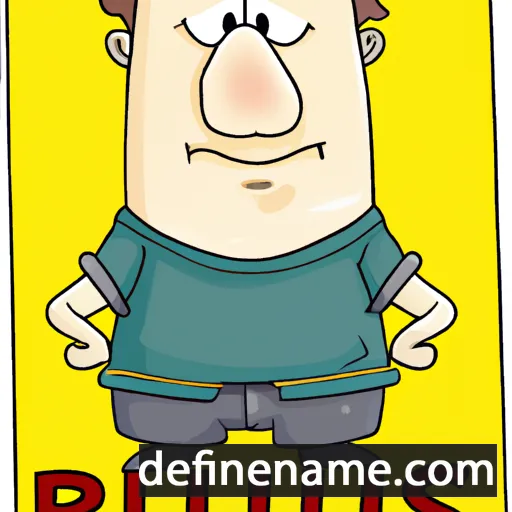 cartoon of the name Blasius