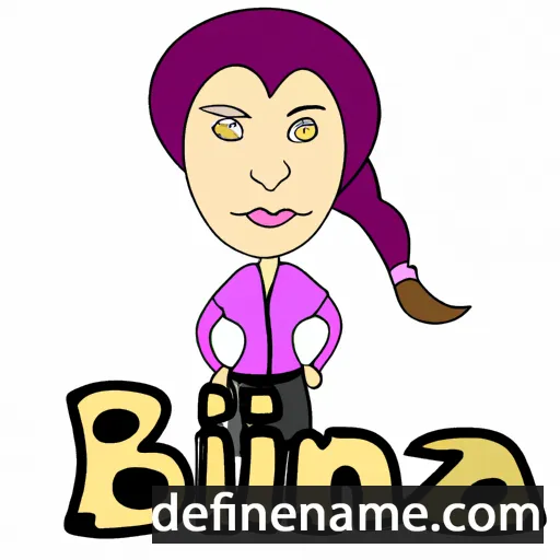 cartoon of the name Blažena