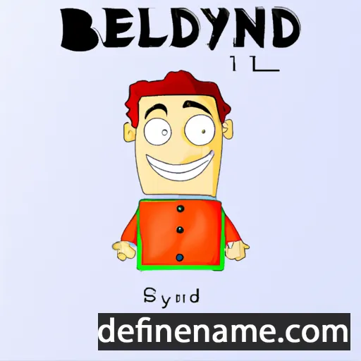 Bleddyn cartoon