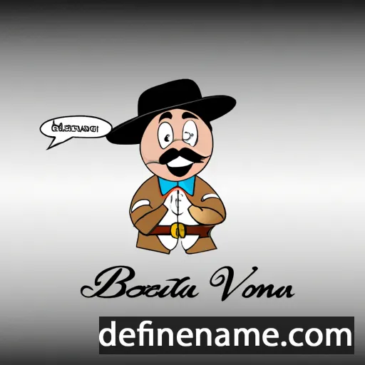 cartoon of the name Boaventura