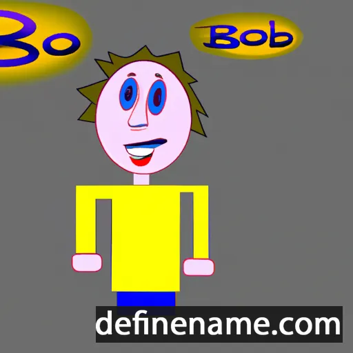 cartoon of the name Bob