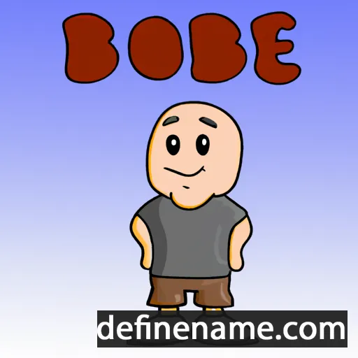 cartoon of the name Bode