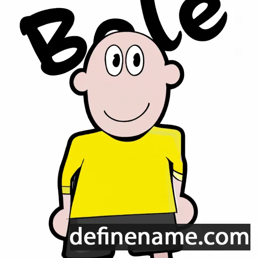 cartoon of the name Boele