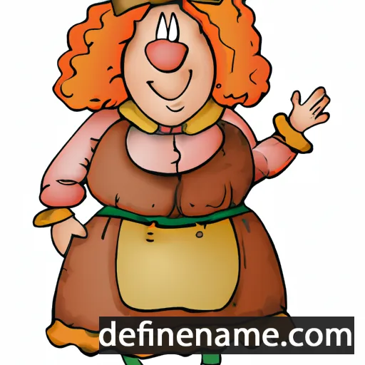 cartoon of the name Bohuslava