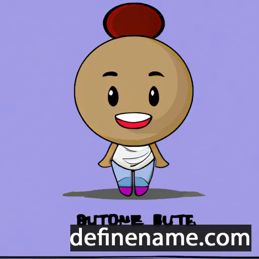 cartoon of the name Boitumelo