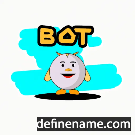 cartoon of the name Bolat