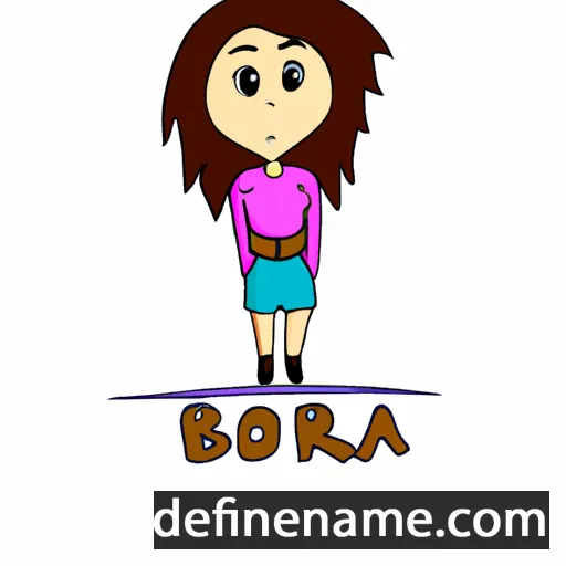 Bora cartoon