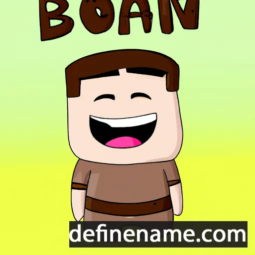 cartoon of the name Boran