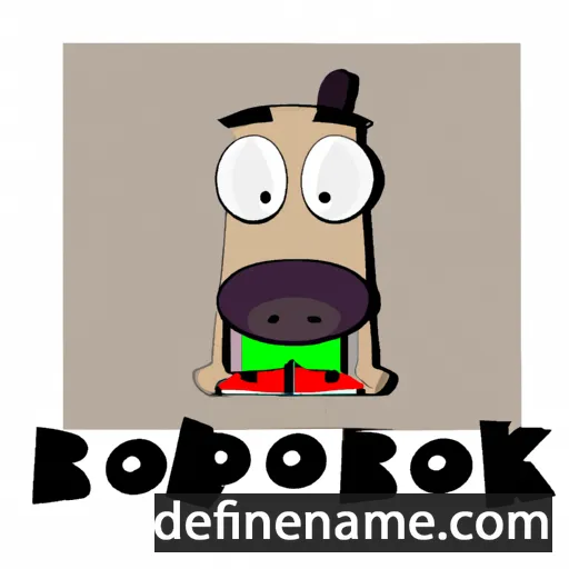 cartoon of the name Borko