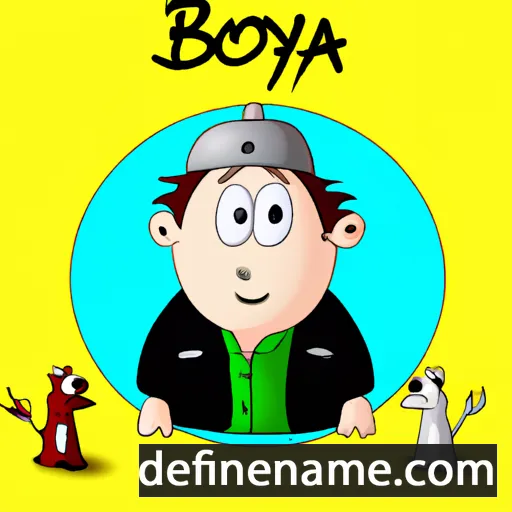 cartoon of the name Borya